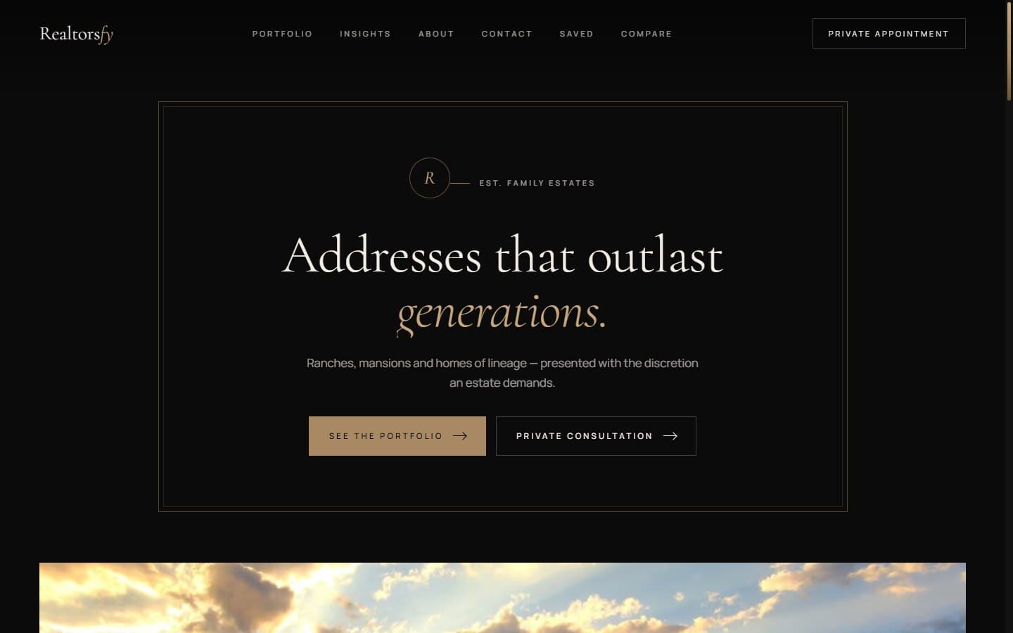 Estate template