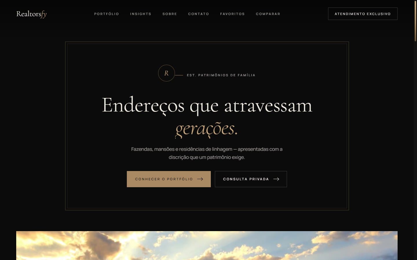Estate template — Noir theme