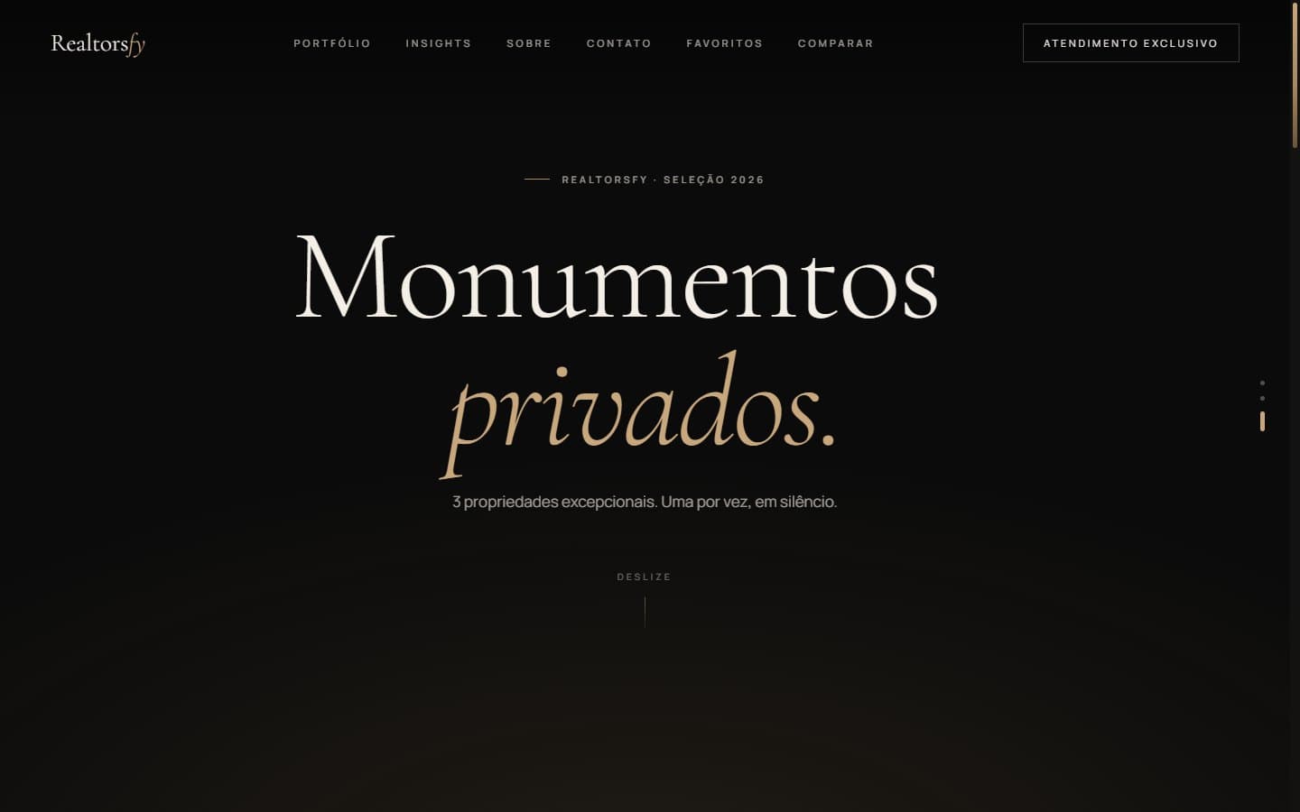 Monolith template — Noir theme