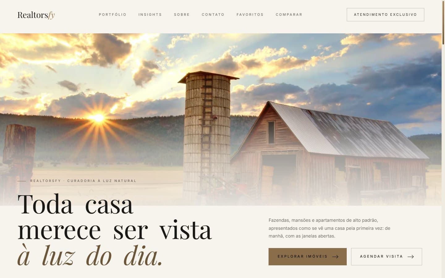 Terraço template — Solar theme